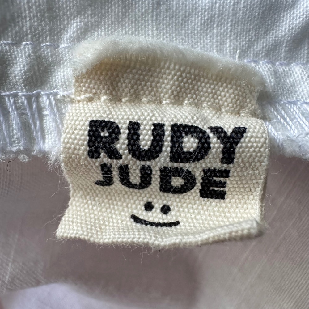 Rudy Jude Cafe Midi Skirt White Organic Cotton Pockets Sz XS Quiet Luxury - Picture 8 of 16